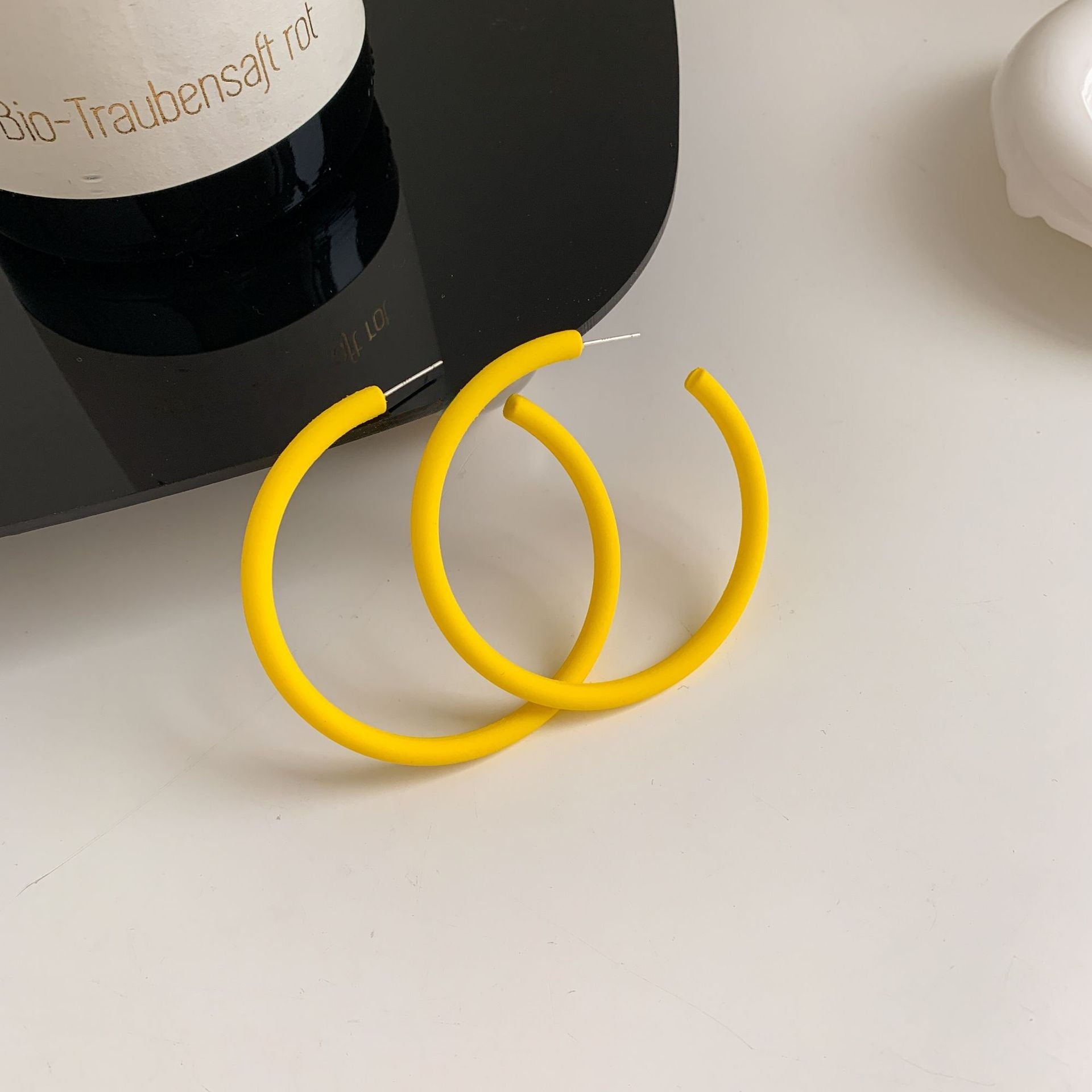 Wholesale Large hoop earrings C shape